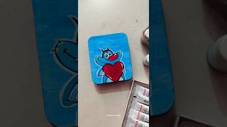🫠😱painting on random things #art #painting #diy #craft #shorts #viral