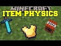 Minecraft: ITEM PHYSICS (EPIC DROP ANIMATIONS, FLOATING BLOCKS, & MORE!) Mod Showcase