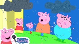 Rain, Rain, Go Away Nursery Rhymes + Kids Songs | Peppa Pig Official Family Kids Cartoon