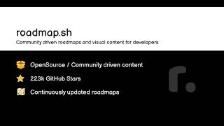 GitHub - kamranahmedse/developer-roadmap: Interactive roadmaps, guides and other educational cont...