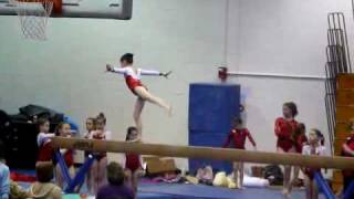 Level 4 Beam Routine Green Mountain Invitational 2009