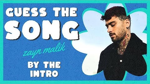 GUESS THE ZAYN SONG BY THE INTRO 🎸 🤩 | Music Quiz