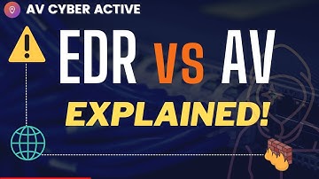 EDR vs AV | Explained by Cyber security Professional