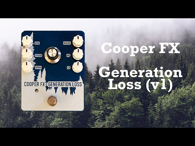 Cooper FX Generation Loss - YouTube