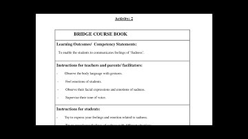 std 9th bridge course english activity 2 ...by aashna miss