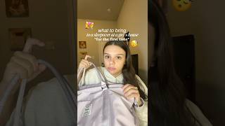 WHAT TO BRING TO A SLEEPOVER AT A  GUYS HOUSE FOR THE FIRST TIME ✨🫧👩‍❤️‍👨 #datingadvice #grwm