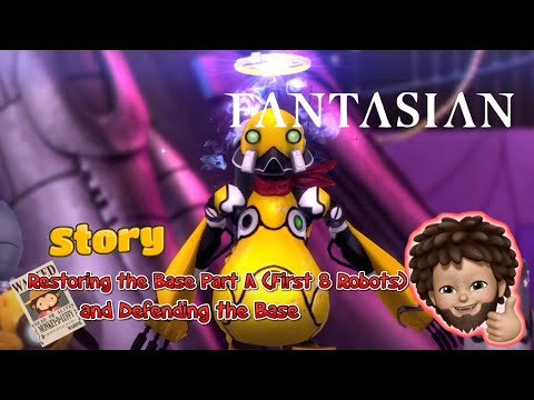 FANTASIAN - Story : Restoring the Base Part A & Defending the Base  Walkthrough  | Apple Arcade