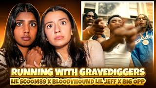 Canadian Girls React to Lil Scoom89 x Bloodhound Lil Jeff x Big Opp “RUNNING WITH GRAVEDIGGERS” ⚠️