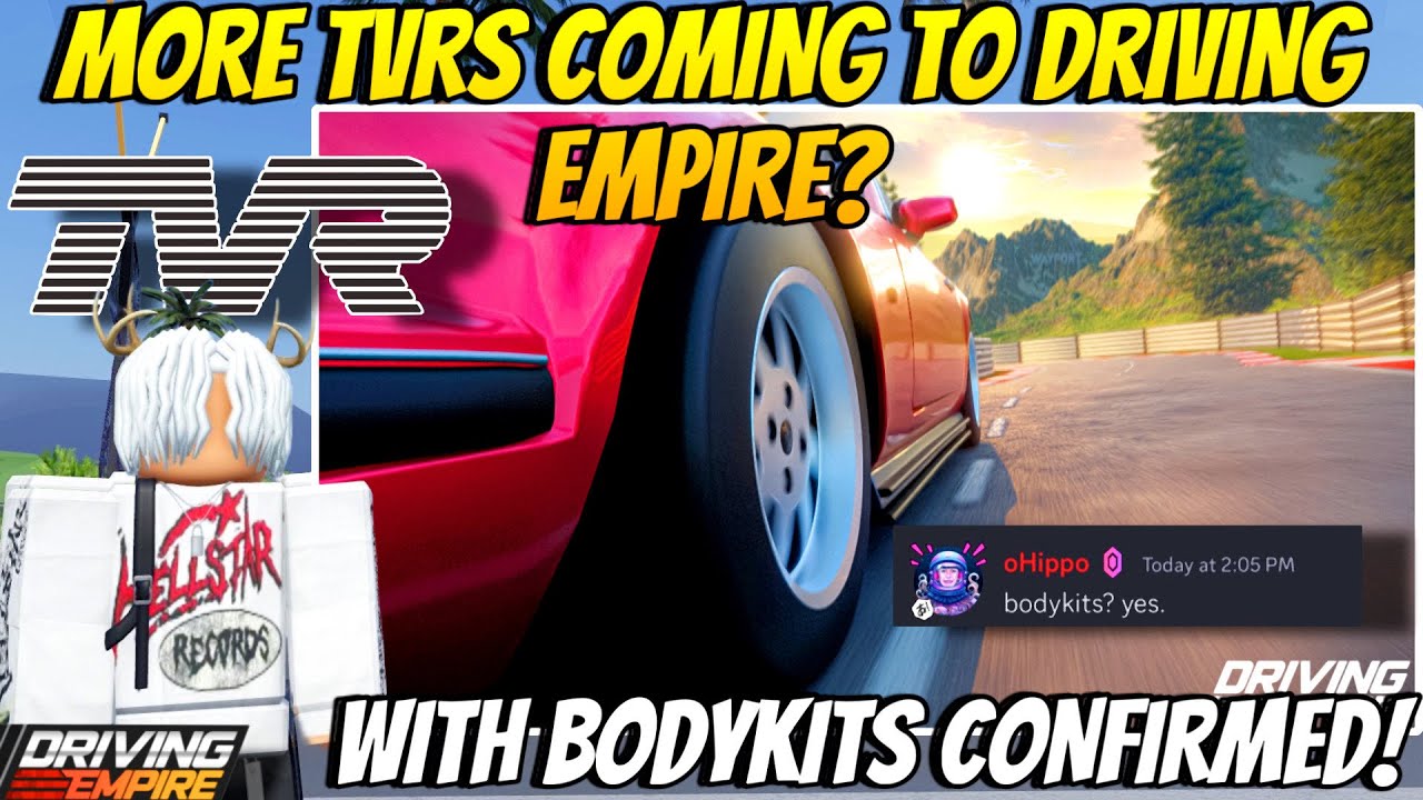 MORE TVR LICENSED CARS COMING TO Driving Empire + BODYKITS Confirmed