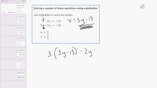 Full 24 04 Solving a system of linear equations using substitution News
