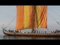 Sea Stalion Havhingsten from Glendalough on a Sea Voyage Roskilde Oroe Rorvig Odden Danmark 2013