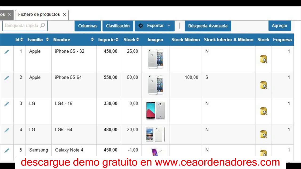 inventario online android - YouTube