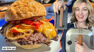 Traeger Flatrock Smash Burger Kit Review, Griddle Demo Box Opening