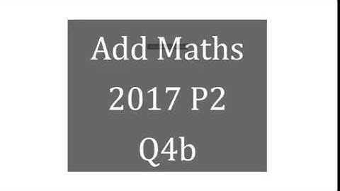 CSEC Add Maths Trig Expansion 2017