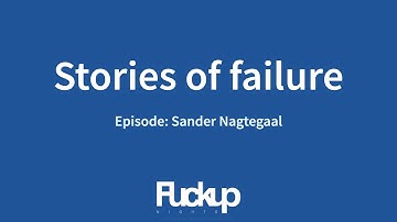 Sander Nagtegaal, CEO at unless.com - Fuckup Nights International Edition, April 2021