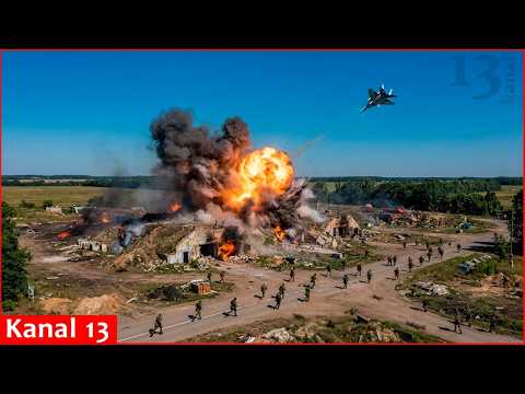 Video A MiG-29 destroyed a Russian infantry concentration: Russian manpower has been eliminated