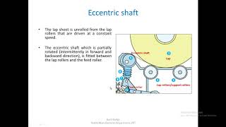 Lecture 30 Comber Mechanism Part 1