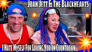 Joan Jett &amp; The Blackhearts - I Hate Myself For Loving You on Countdown 1988 | WOLF HUNTERZ REACTION