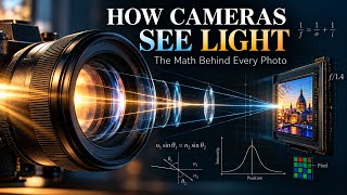 How Cameras Turn Light Into a Photograph — The Math Behind It