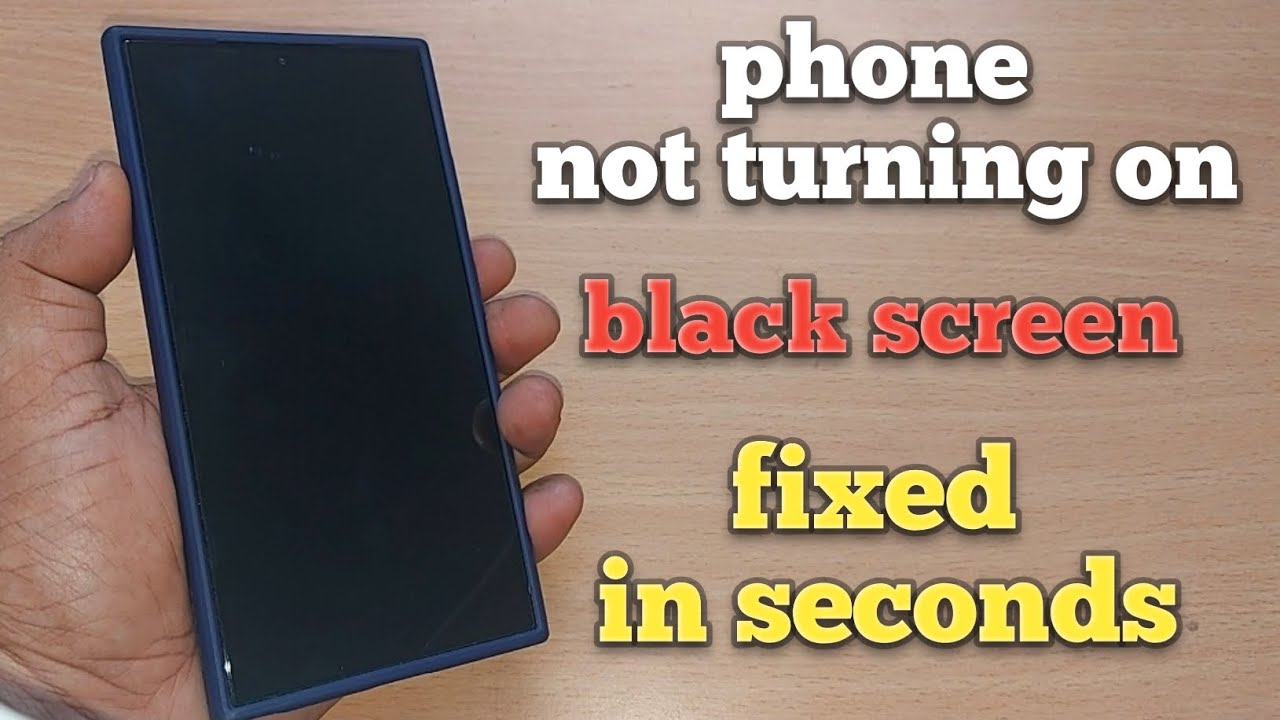How To Fix Samsung Galaxy Won't Turn On or Charge or Black Screen - YouTube