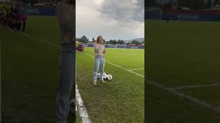 National Anthem: Zoey Byrd: Univeristy of Montana Grizzly Game in Columbia Falls MT, 2025.