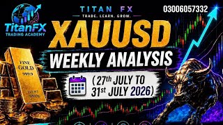 Gold Weekly Analysis July 27 to 31, 2026