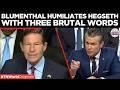 "If THIS Is Winning, I'd Hate To See What Losing Looks Like" — Senator's Line Stuns Hegseth