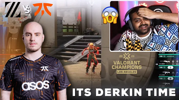 ITS DERKIN' TIME | Derke Jett ACE in Valorant Champions | FNC v/s ZETA