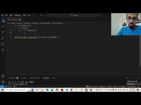 Maitriser La Programmation en Python   B'darija   Tri bulle