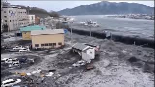 2011 Japan Tsunami with Tsunami Siren Sound