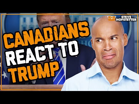 An American comedian gets political in Canada