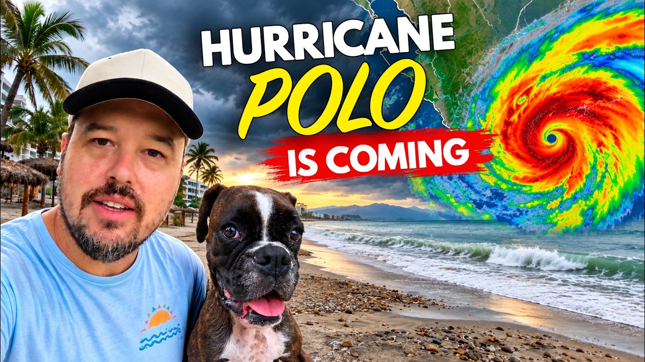 Hurricane Polo Is Approaching… And a Dog Walk Through Bucerías, Mexico