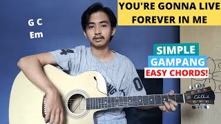 CHORD SIMPLE GAMPANG (You're Gonna Live Forever In Me - John Mayer) (Tutorial Gitar) Easy Chords!