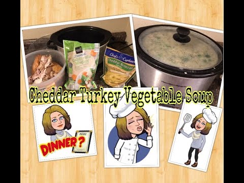 Cheddar Turkey Vegetable Soup