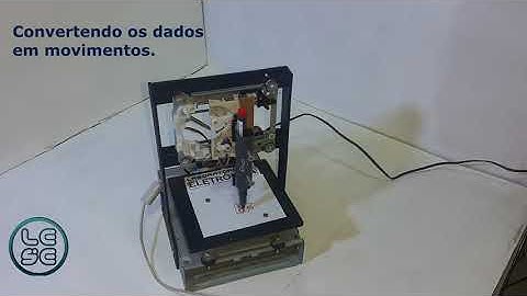 Mini CNC - Plotter com Drives de CD/DVD reciclados.