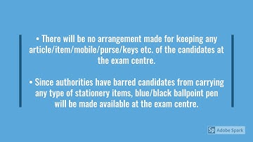 Exam Day Guidelines NEET 2019