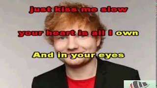 KARAOKE PERFECT CON CORI (DEMO) - ED SHEERAN ft ANDREA BOCELLI chords