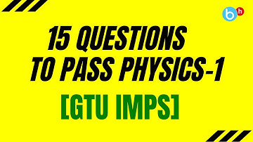 Physics G1 3110011 [1st Year GTU IMP Question with Solution] Join Whatsapp group link in Description