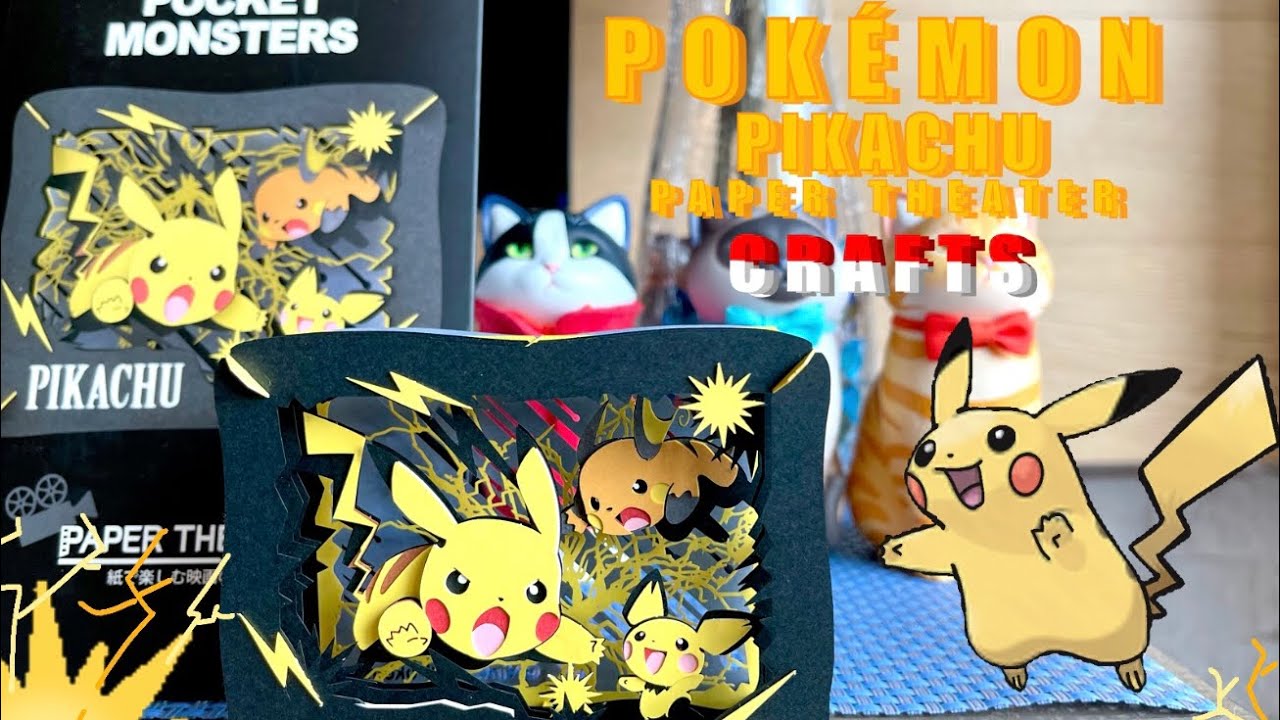 Pokemon Pikachu Paper Theater Diy Craft Youtube