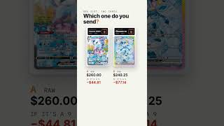 One grading slot, two cards: Glaceon VMAX or Glaceon ex?