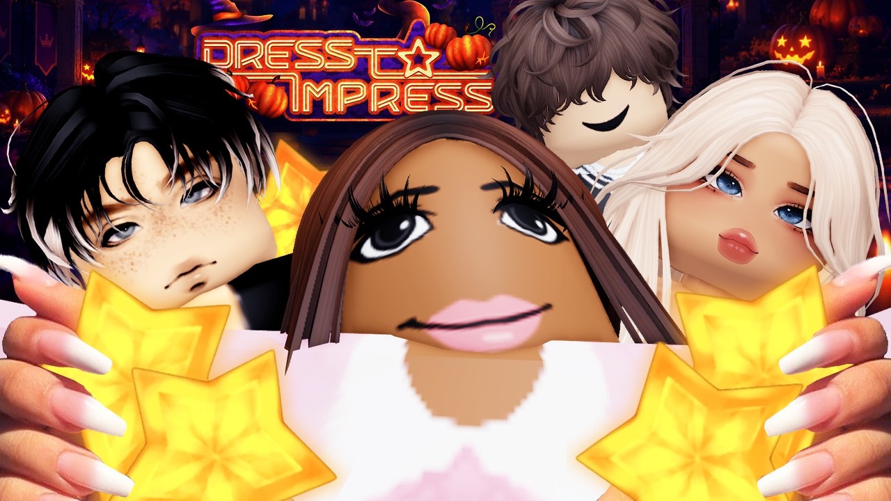 ✨ We Played Roblox DRESS TO IMPRESS... (HALLOWEEN THEME)