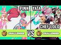 2XKO ▰ Pink (Akali / Ahri) vs Yata + Chef Lolo (Yasuo / Darius) ▰ High Level Gameplay