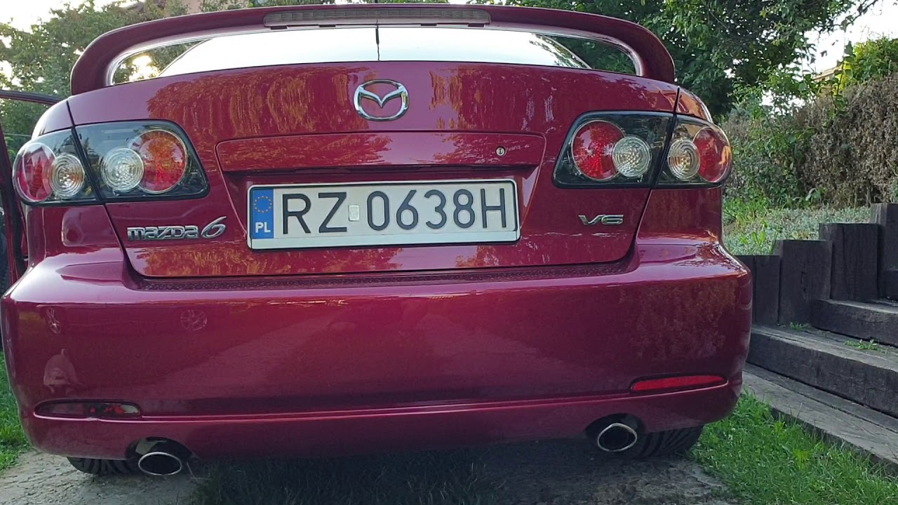 Mazda 6 GG 3.0 V6 Engine Aero USA, exhaust sound, Engine