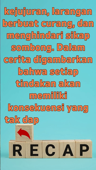 Pesan Moral Sangkuriang