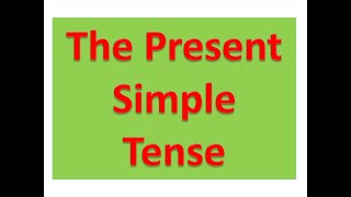 İngilizce A1 Gramer Bölüm 1 Present Simple Tense Durum Cümleleri