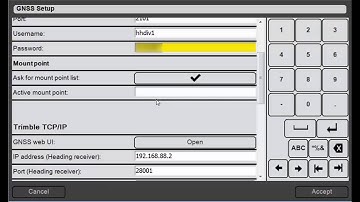 7. Trimble DPS900 V1.2 - GNSS Setup: Using Internet (VRS) Corrections