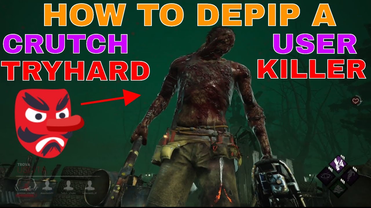 Dead By Daylight (PS4): HOW TO DEPIP A TRYHARD CRUTCH USER KILLER ...