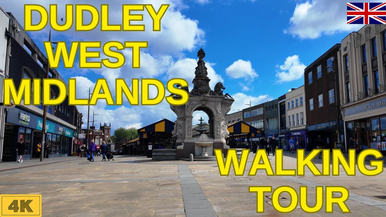 A Day in Dudley: Walking Tour | West Midlands | June 2024 | 4K