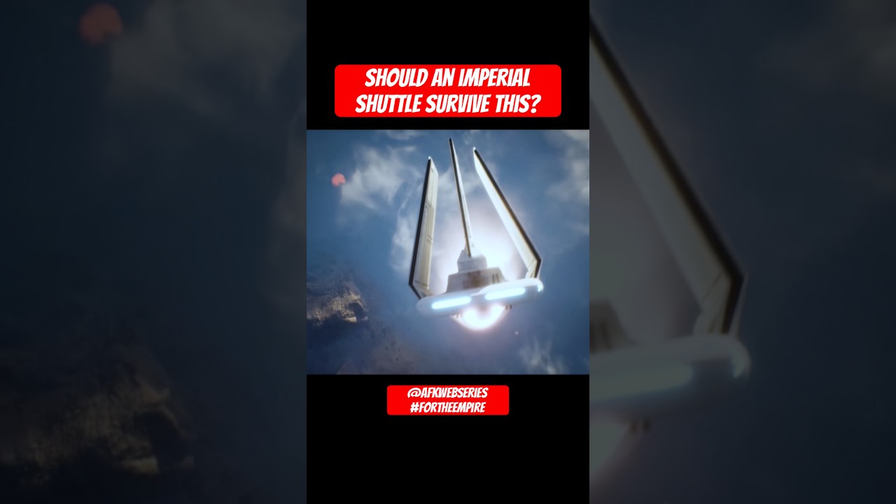 Should an Imperial shuttle survive this? #fortheempire #starwars #animation #unrealengine