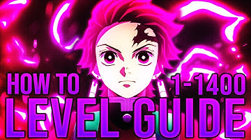 SLAYERS UNLEASHED LEVELING GUIDE FOR BEGINNERS! HOW TO LEVEL UP FAST IN SLAYERS UNLEASHED!